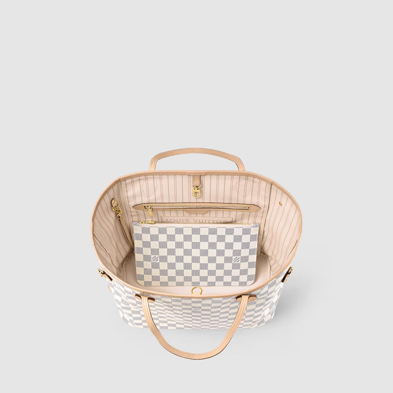 Túi Louis Vuitton Neverfull MM Nữ Damier Zur Be